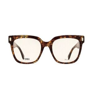 Fendi Havana Pattern Optical Frames